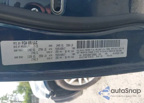 2015 Dodge Journey Sxt from USA, damaged, VIN 3C4PDCBBXFT656821